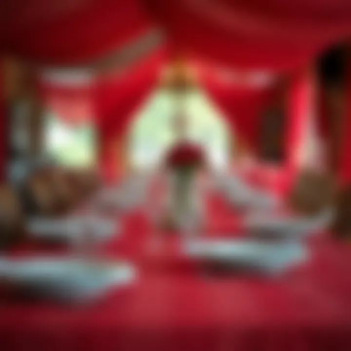Exploring the Aesthetic and Practical Aspects of Red Burlap Tablecloths Summary