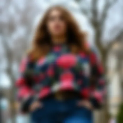 Exploring the Allure of Plus Size Floral Sweaters Introduction