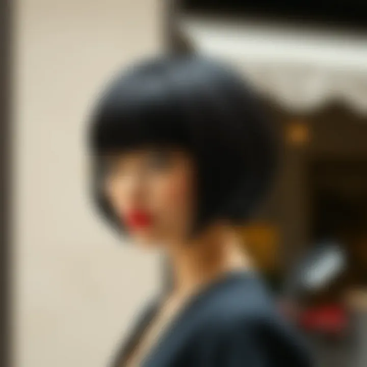 Exploring the Allure of Short Black Bob Wigs Summary
