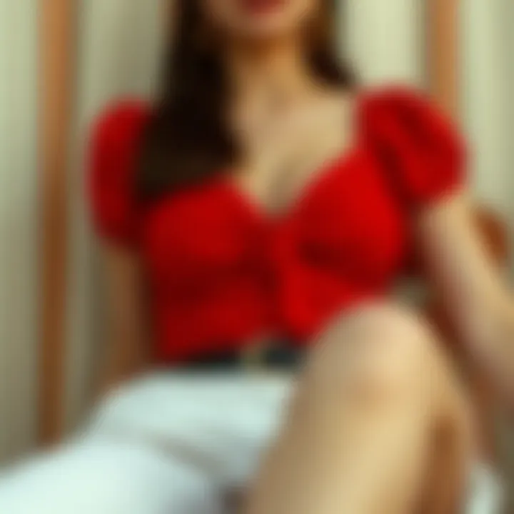 Cultural Significance of the Red Babydoll Top Illustration showcasing the cultural significance of the red babydoll top