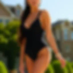 Exploring the Black Scalloped One-Piece Swimsuit: Design, Trends, and Style Tips Introduction