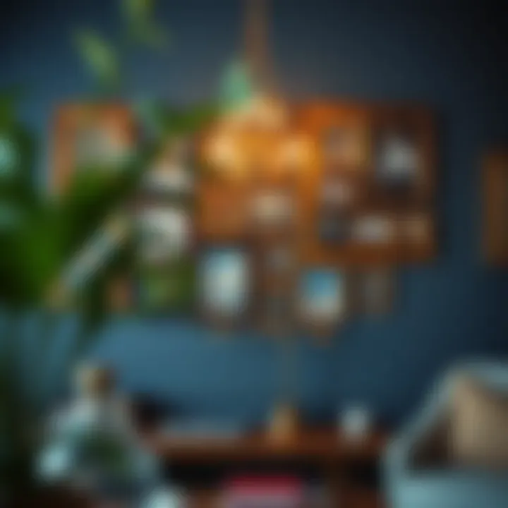 Cultural Significance in Home Decor Cultural significance of cross picture frame collages in home decor