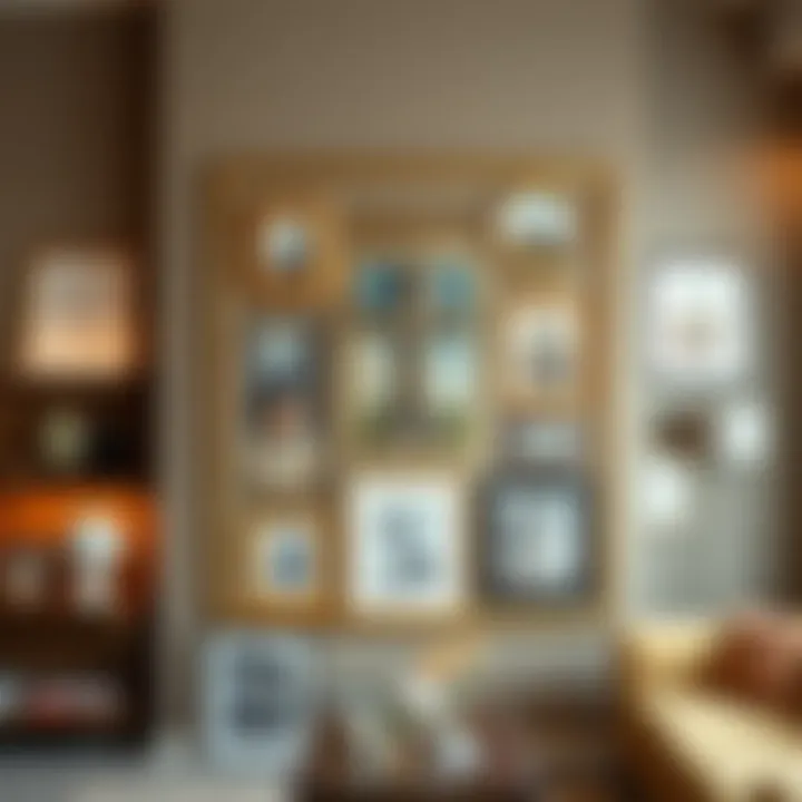 Modern Decor Trends with Collages Modern decor trends featuring cross picture frame collages