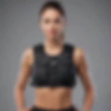 Stylish Integration of Functionality Innovative design of a discrete weighted vest showcasing stylish integration with fitness gear