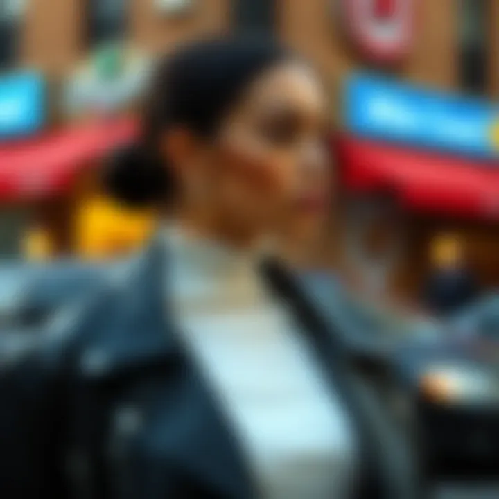 18 gauge hoop earrings worn with a chic outfit for a fashionable look