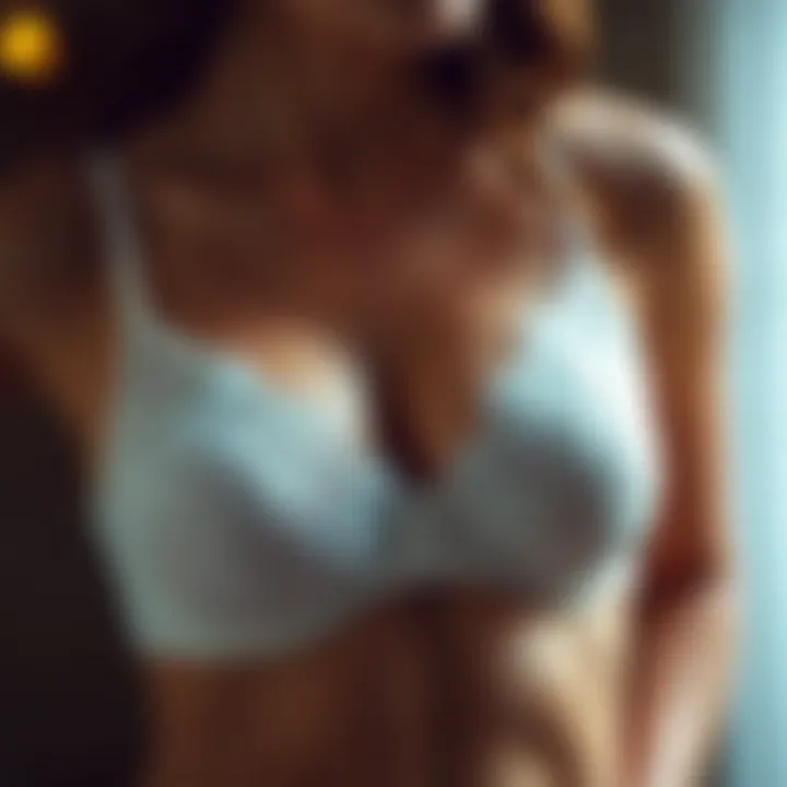 Lace Elegance in Bralette Design Elegant full coverage bralette showcasing intricate lace details