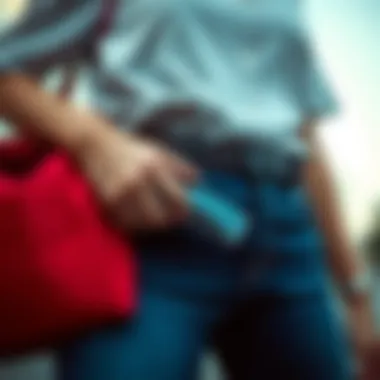 Fashionable Waist Pack Integration Stylish waist pack complementing an outfit