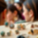 Elegant display of 14 gauge earrings showcasing various styles