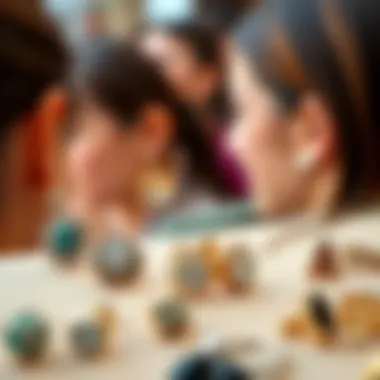 Elegant display of 14 gauge earrings showcasing various styles