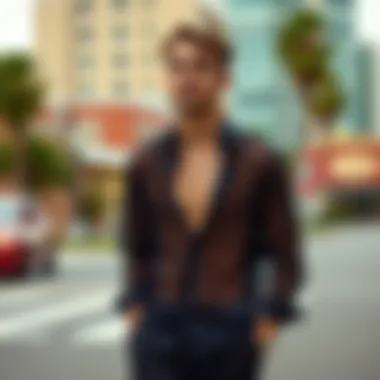 Notable Exploring the Sheer Shirt Trend in Men's Fashion Notable Exploring the Sheer Shirt Trend in Men's Fashion