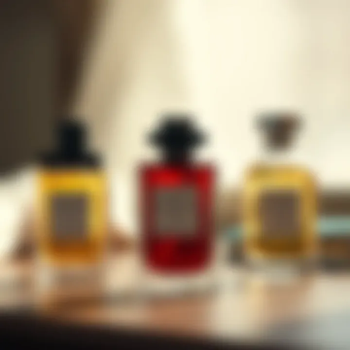 Sustainability in Perfume Packaging Sustainable materials used in modern perfume packaging.