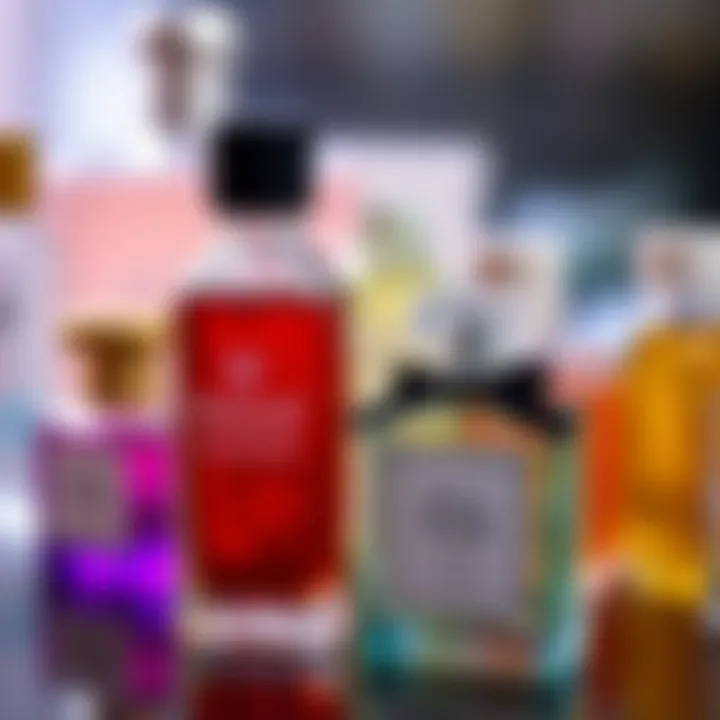 Trends in Fragrance Consumption Trendy fragrance choices displayed in small bottles.