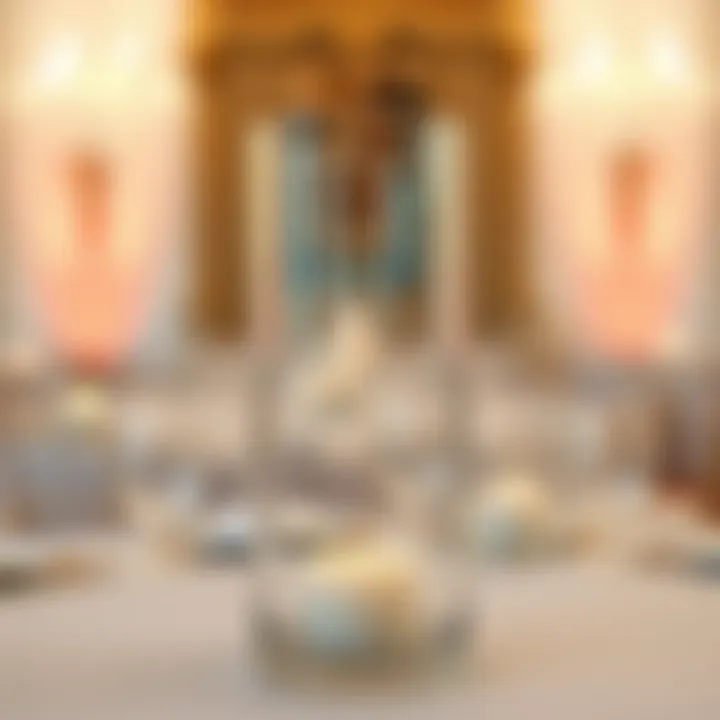 4 inch glass cylinder vases as centerpieces for an event