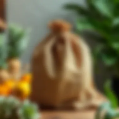 Eco-Friendly Packaging with Burlap Bags Burlap bags used for packaging eco-friendly products