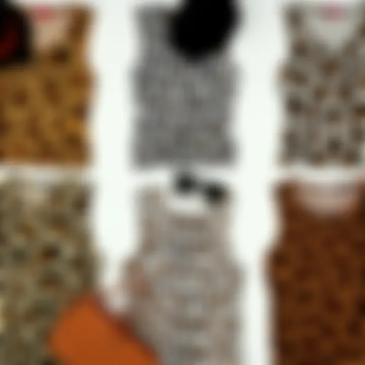 Fashionable Styling of Animal Print Tanks A stylish flat lay of different animal print tanks paired with accessories.