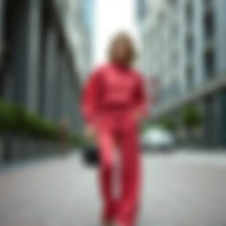 Coordinated Top and Pants Ensemble Stylish outfit featuring coordinated top and pants