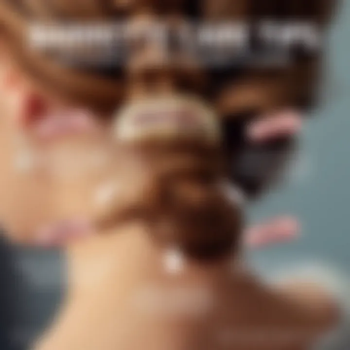 Barrette Care Tips Step-by-step guide illustration for proper care of barrette clips