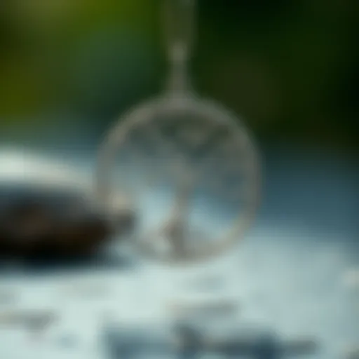 Artistic representation of the Tree of Life symbol intertwined with names