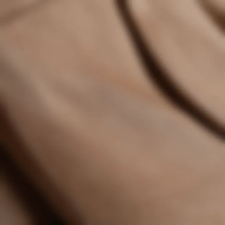 Close-up of fabric texture showcasing luxury materials