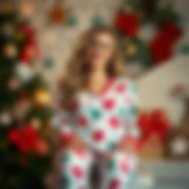 Trendy Patterns and Designs Trendy patterns and designs in women’s holiday sleepwear