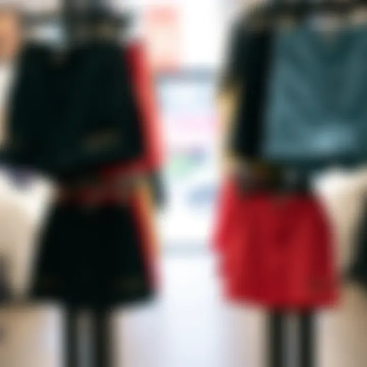 Chic display of stylish biker shorts in various colors