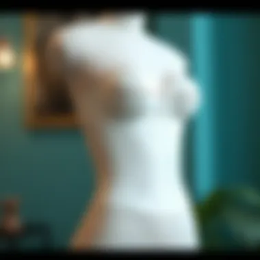 Design and Structure of a Faja Body Shaper Faja body shaper displayed on a mannequin highlighting its design