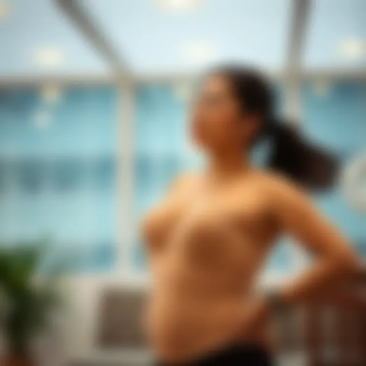 Wearing Technique for Optimal Comfort A person demonstrating the proper way to wear a faja body shaper