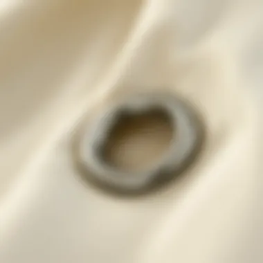 Metal Grommet Installation in Fabric Installation of a metal grommet in a fabric project