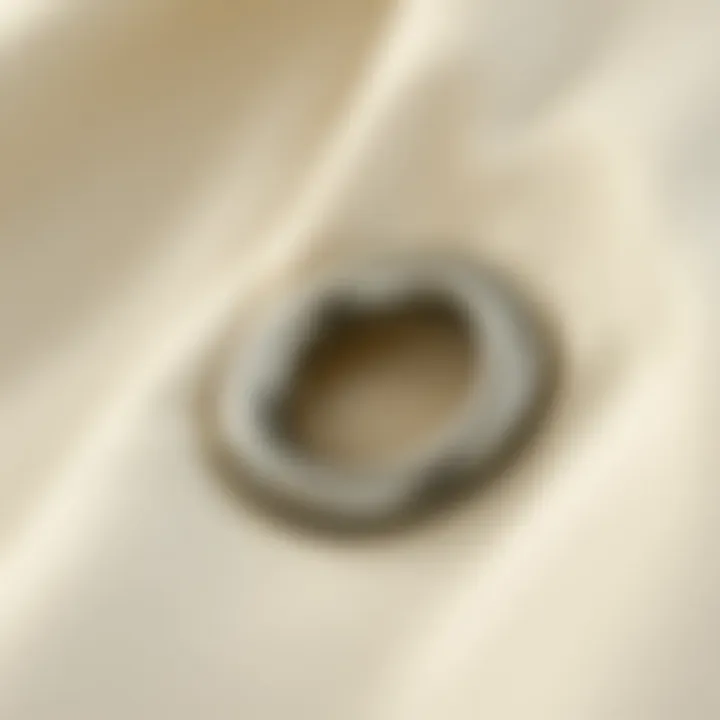 Metal Grommet Installation in Fabric Installation of a metal grommet in a fabric project