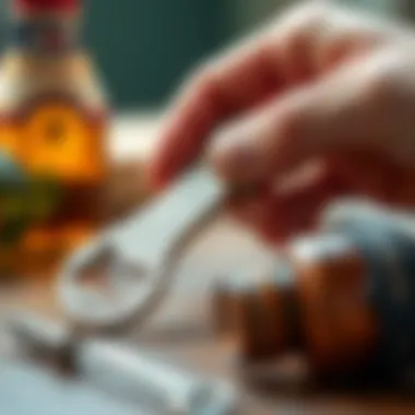 Selection of high-quality materials for groomsmen bottle opener keychains