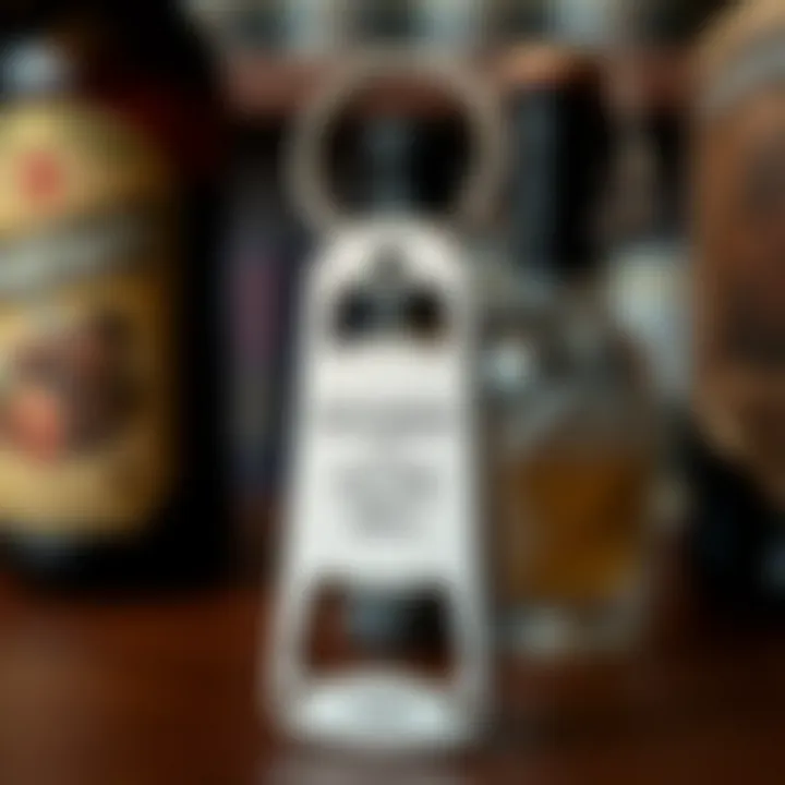 Personalized groomsmen bottle opener keychains showcasing unique engravings