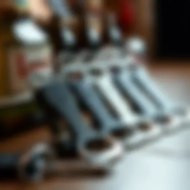 Stylish groomsmen bottle opener keychains in various designs