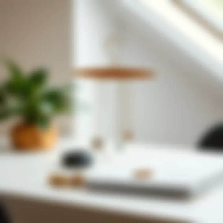 Minimalistic hanger necklace holder with a modern aesthetic.