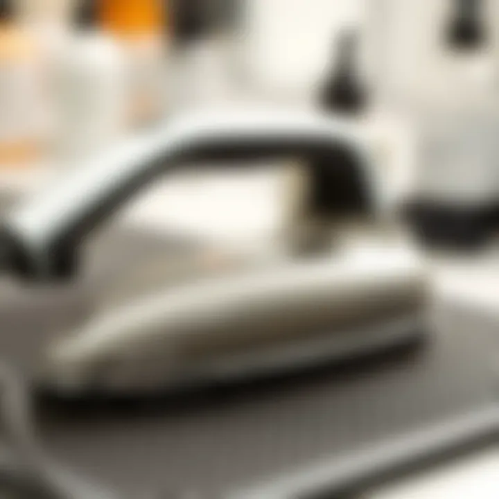 Close-up of heat resistant mat showcasing its durability