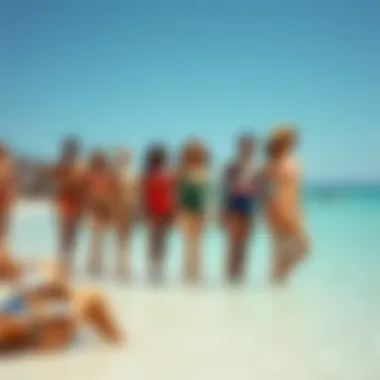 Historical evolution of high leg swimsuits through the decades