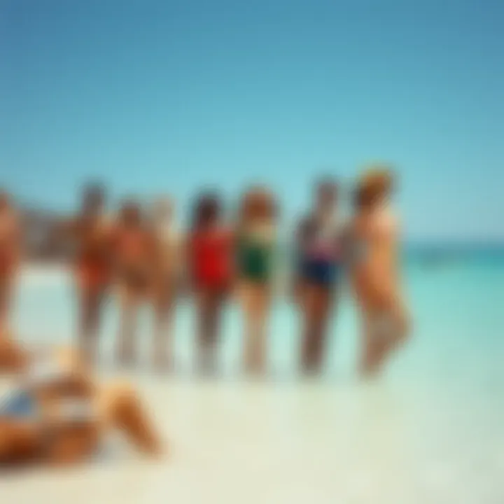 Historical evolution of high leg swimsuits through the decades