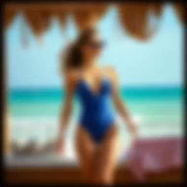 Versatile styling options for high leg swimsuits