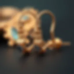 Elegant design of leverback earring findings showcasing intricate craftsmanship