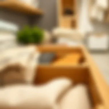 Sustainable materials used in linen drawer organizers