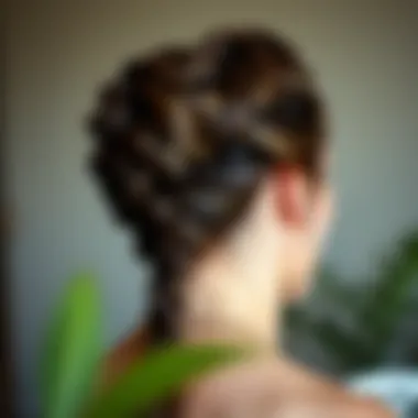 Braided Crown for a Refined Appearance Classy braided crown hairstyle for a refined look.