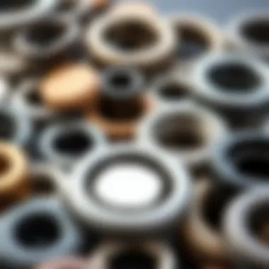 Diverse Metal Grommet Kits Close-up of metal grommet kits showcasing various sizes and finishes