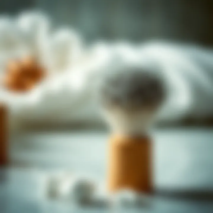 Sustainable Materials in Metene Body Brush Highlighting eco-friendly materials used in the Metene body brush.