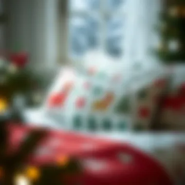 Contemporary Patterns for a Festive Touch Modern Christmas pillowcases featuring contemporary patterns