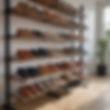 Sustainable Materials in Multi-Tier Shoe Rack Design Sustainable materials used in a multi-tier shoe rack