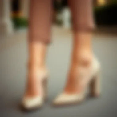 Enhancing Outfits with Neutral Pumps Aesthetic outfit enhancements with neutral pumps