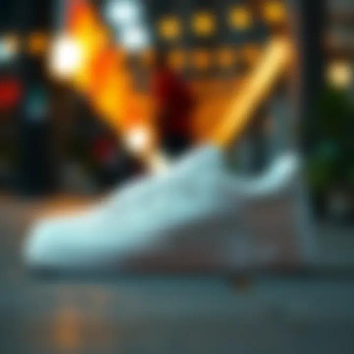 Cultural Influence of Nike Air Force 1 Canvas A visual representation of the cultural influence of the Nike Air Force 1 Canvas