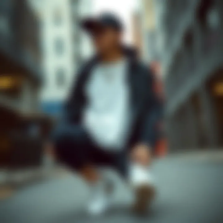 Urban Styling with Nike Air Force 1 Canvas A stylish outfit featuring the Nike Air Force 1 Canvas in an urban setting