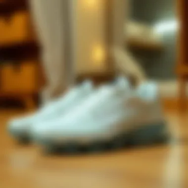 The Modern Aesthetics of Nike Bedroom Shoes Innovative design of Nike bedroom shoes showcasing modern aesthetics