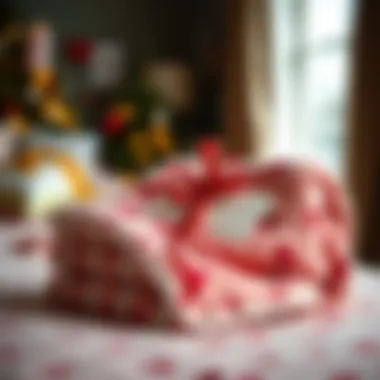 The Perfect Gift: Love Letter Blanket Wrapped with Care Gift-wrapped love letter blanket with a card