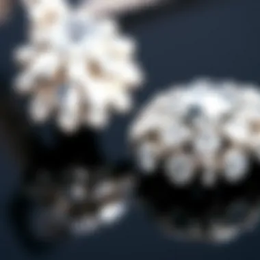 Brilliance of Well-Maintained Platinum Jewelry Close-up of Shining Platinum Jewelry